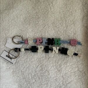 PINK Victoria's Secret Keychain Set - Pastel and Monochrome